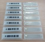 Mini Printing Barcode Labels For Jewelry Tag , 58kHz AM EAS Soft Labels