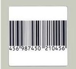 8.2MHz DisposableTransparent Thermal EAS RF Label Security Barcode Labels